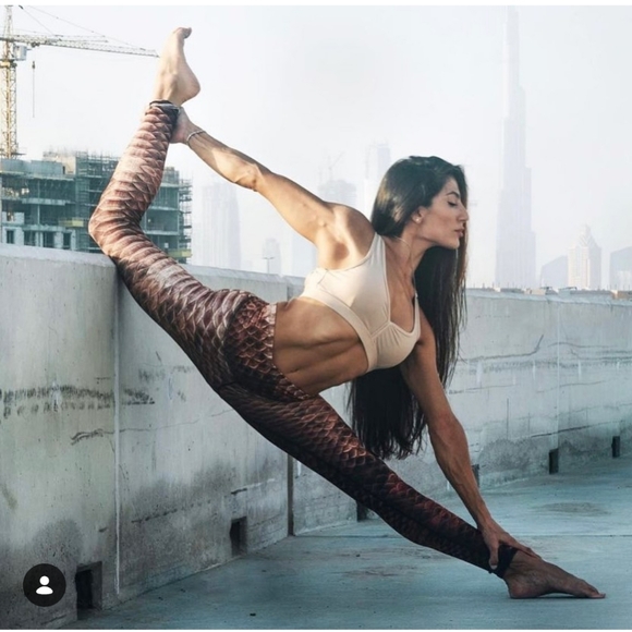 Niyama Sol Pants - 🤎🐉Niyama Sol Cinnamon Dragon 🐉 barefoot leggings XS BNWT